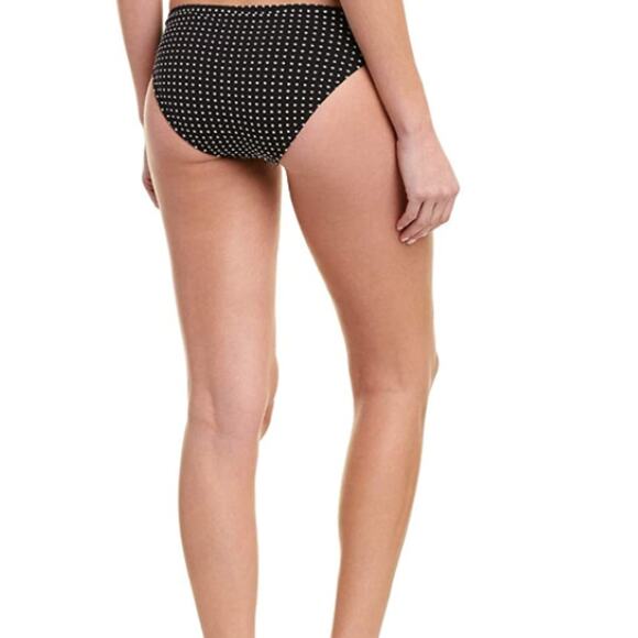 Shoshanna Women's Graphic 2-Tone Swim Bikini Bottom Black & White XL NWT - Picture 2 of 3
